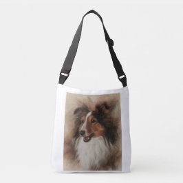 Bolsa Ajustável Shetland Sheepdog Sheltie sorrindo