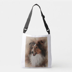Bolsa Ajustável Shetland Sheepdog Sheltie sorrindo
