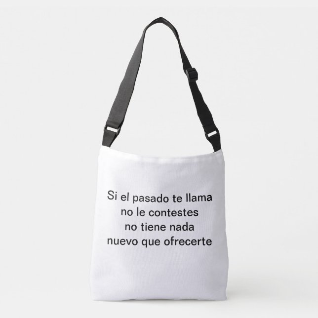 Bolsa Ajustável Si el pasado te llama (Frente)