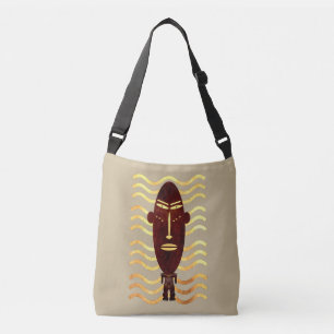 Bolsa Ajustável silhueta abstrato moderna autêntica