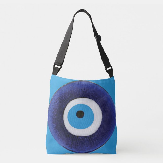 Bolsa Ajustável Símbolo de proteção dos olhos da Mau nazar (Frente)