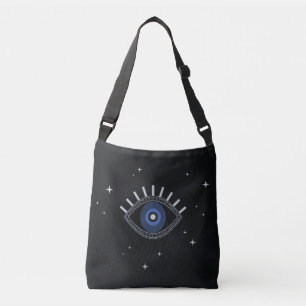 Bolsa Ajustável Símbolo de talisman azul para proteção dos olho