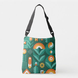 Bolsa Ajustável Símbolo Escandinavo Geométrico, Vintage Agricultur