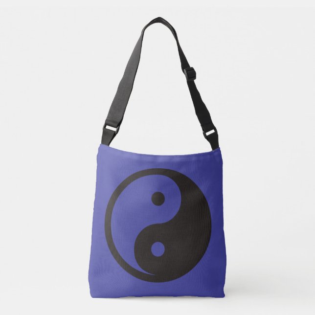 Bolsa Ajustável Símbolo Yin Yang - design de tatuagem sólida (Frente)