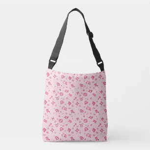 Bolsa Ajustável Símbolo Zodiac de Astrologia Rosa