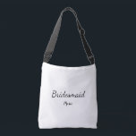 Bolsa Ajustável SIMPLES MINIMAL adicionar seu nome bridesmaid pers<br><div class="desc">design</div>