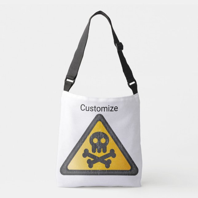 Bolsa Ajustável Sinal de Aviso TóxicoThunder_Cove Thunder_Cove (Frente)