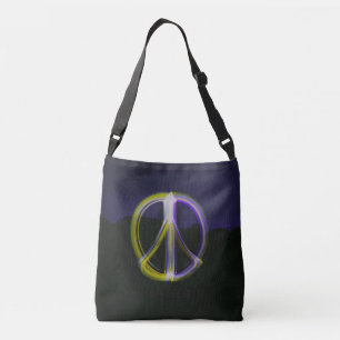 Bolsa Ajustável Sinal de paz brilhante nas Montanhas do Céu Notur