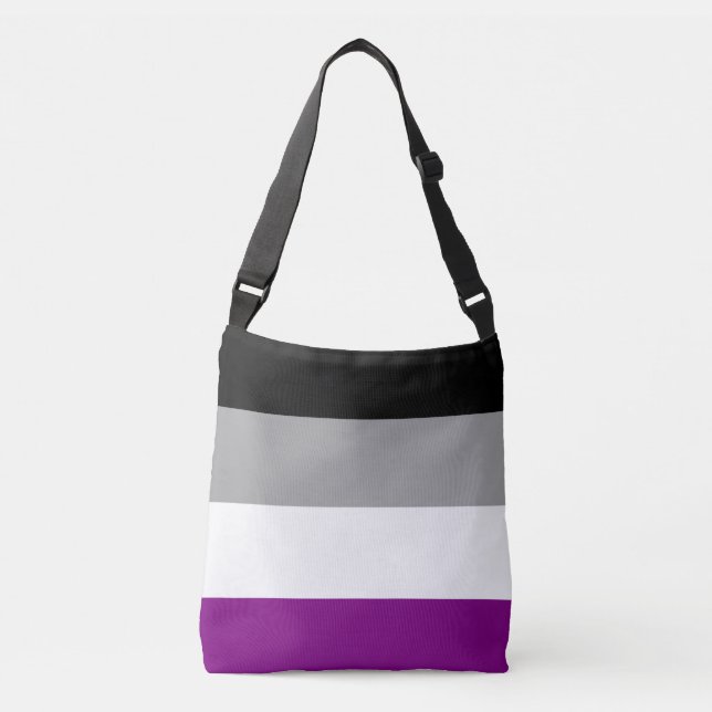 Bolsa Ajustável Sinalizador de Orgulho Asexual (Frente)