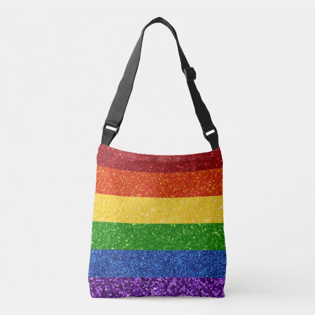 Bolsa Ajustável Sinalizador do Orgulho Arco-Íris LGBT (Frente)