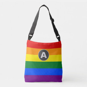 Bolsa Ajustável Sinalizador do Orgulho Arco-Íris LGBTQ Monograma