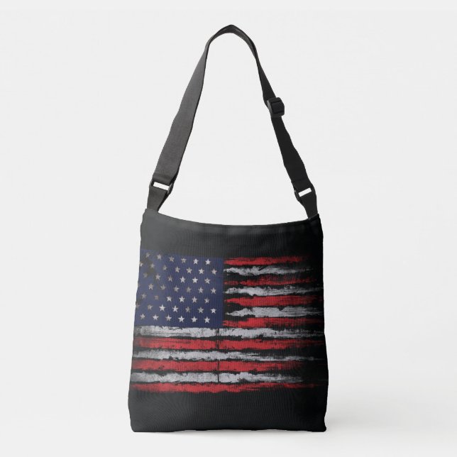 Bolsa Ajustável Sinalizador Grunge U.S.A (Frente)