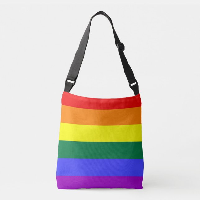 Bolsa Ajustável Sinalizador orgulho gay Arco-Íris (Frente)