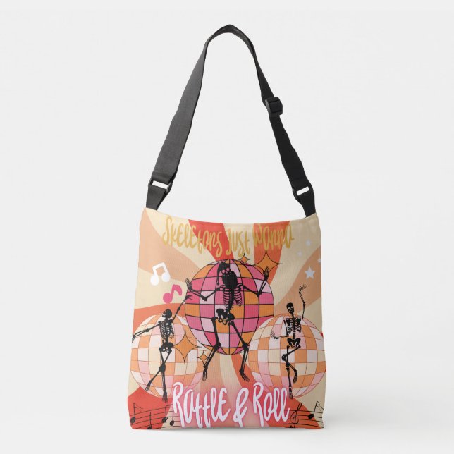 Bolsa Ajustável Skeletons Engraçados Só Querem Rattle&Roll (Frente)