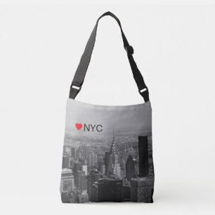 Bolsa Ajustável Skyline da Nova Iorque, Manhattan com o coração,