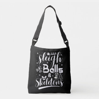 Bolsa Ajustável Sleigh bells & skeletons dancing funny christmas