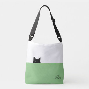 Bolsa Ajustável Sneaky Cat Crossbody Bag