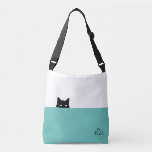 Bolsa Ajustável Sneaky Cat Crossbody Bag