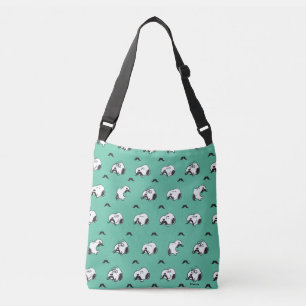 Bolsa Ajustável Snoopy Mustaches & Teal Patterno