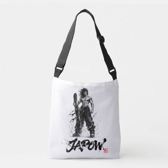 Bolsa Ajustável Snowboard Brush Art - Standing Samurai Musashi (Frente)