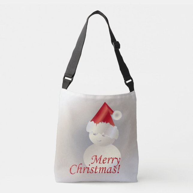 Bolsa Ajustável Snowman de Natal (Frente)
