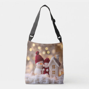 Bolsa Ajustável Snowman Frosty Siblings Winter Joy