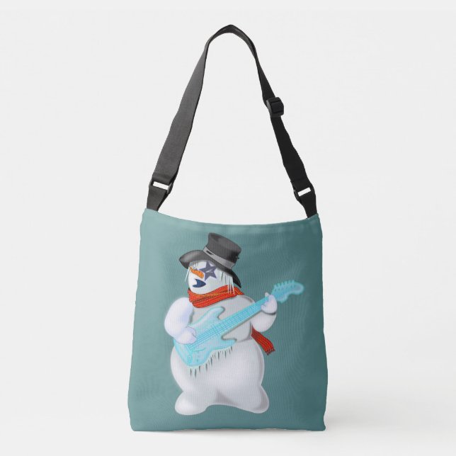 Bolsa Ajustável Snowman Rock Crossbody Bag (Frente)