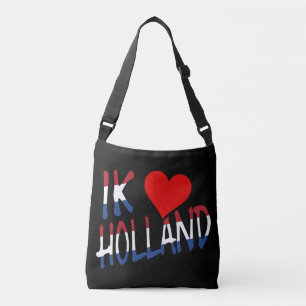 Bolsa Ajustável Sobreposição Ik Heart Holland em bk cbcnt