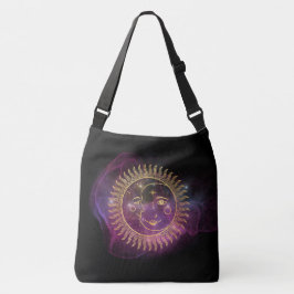 Bolsa Ajustável Sol Celestial Roxo e Lua