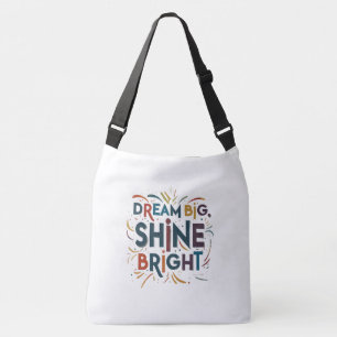 Bolsa Ajustável Sonhe Grande, Brilho Brilhante - Saco Grande Cruza