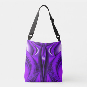 Bolsa Ajustável Sonhos de Arco-Íris de Flor Roxo