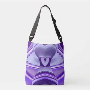 Bolsa Ajustável Sonhos de Arco-Íris de Flor Roxo