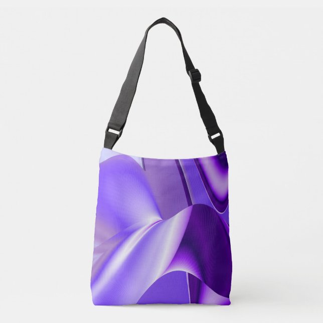 Bolsa Ajustável Sonhos de Arco-Íris de Flor Roxo (Frente)