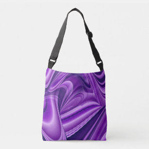 Bolsa Ajustável Sonhos de Arco-Íris de Flor Roxo
