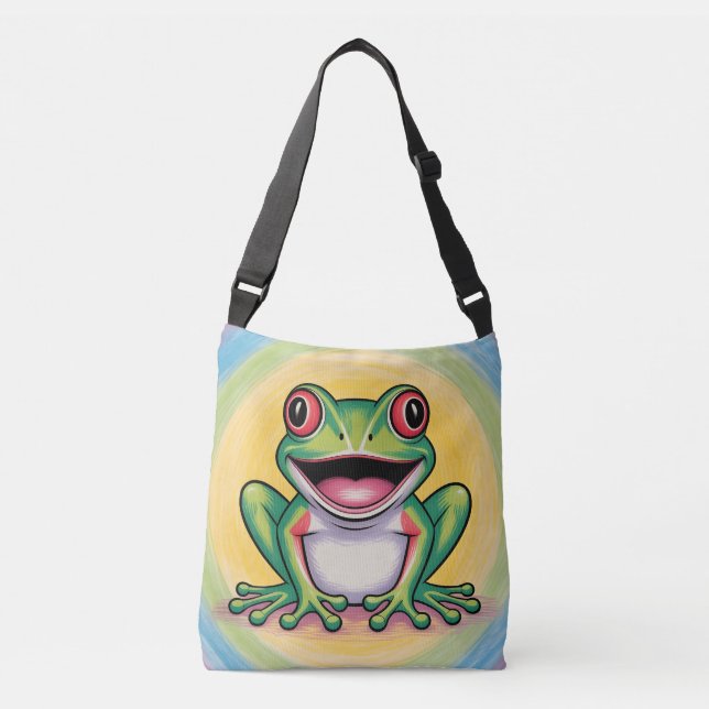 Bolsa Ajustável Sorriso Gentil do Sapo (Frente)