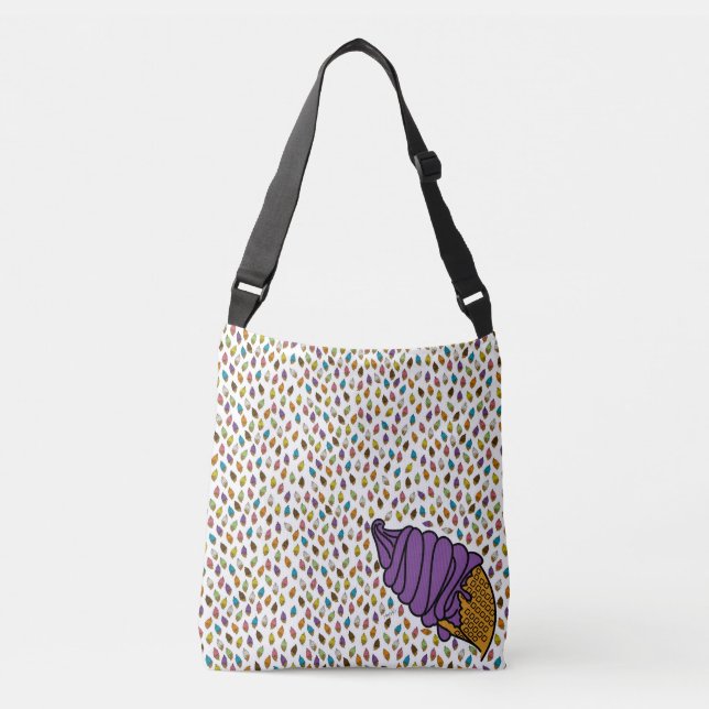 Bolsa Ajustável Sorvete Colorido Cone icecreamliciou S (Frente)