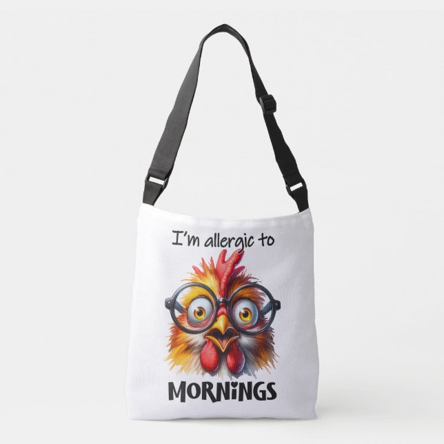 Bolsa Ajustável Sou alérgico às manhãs! (Frente)