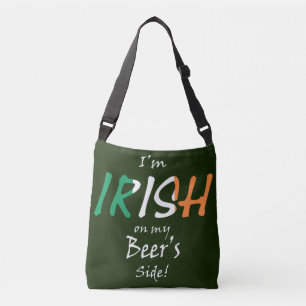 Bolsa Ajustável Sou irlandês no lado da minha cerveja.