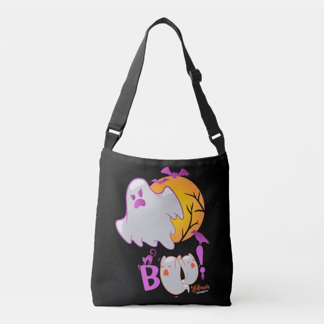 Bolsa Ajustável Spider Gift Boo Ghost Bats Spider Halloween (Frente)