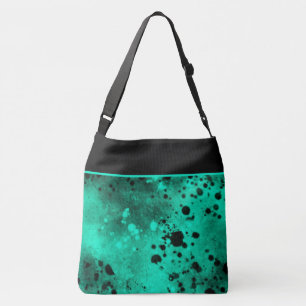 Bolsa Ajustável Splatter de pintura verde retrô
