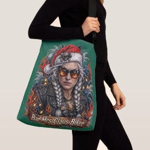 Bolsa Ajustável Sra. Claus Motociclista Má, Esposa Motociclista Du