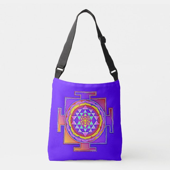 Bolsa Ajustável Sri Yantra - Símbolo hinduísmo Design 1 (Frente)