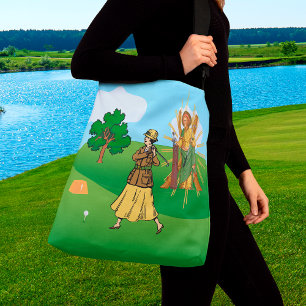 Bolsa Ajustável SS. Andrew & Jude com 2 Golfistas Femininas