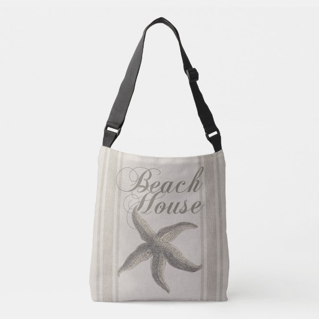 Bolsa Ajustável Starfish Beach House Seashore Coastal (Frente)