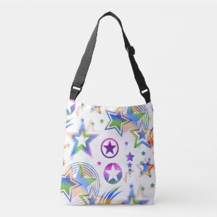 Bolsa Ajustável Stars Tattoo um padrão perfeito colorido + suas id