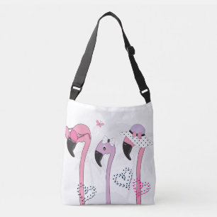 Bolsa Ajustável Summer Flamingo: Ilustração da Pratage.