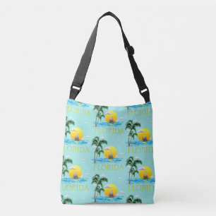 Bolsa Ajustável Summer Florida Sailboat Sunset Coastal Beach