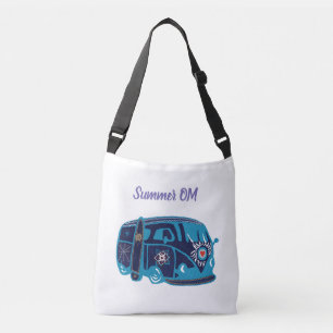 Bolsa Ajustável Summer Om Hippie Van Cross Body Bag