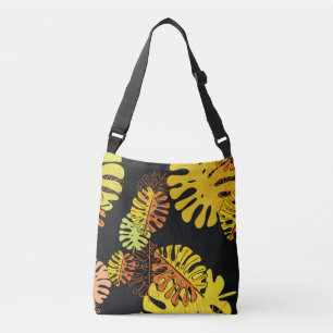 Bolsa Ajustável Summer Tropical Leaves Vintage Design