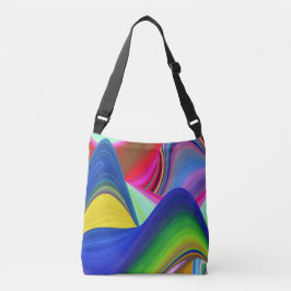 Bolsa Ajustável Summerrainbow, Abstrato 3D Rainbowart